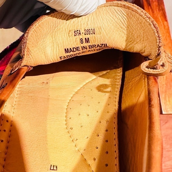 Saks Fifth Ave Mens Leather Driving Loafers. - Picture 14 of 14